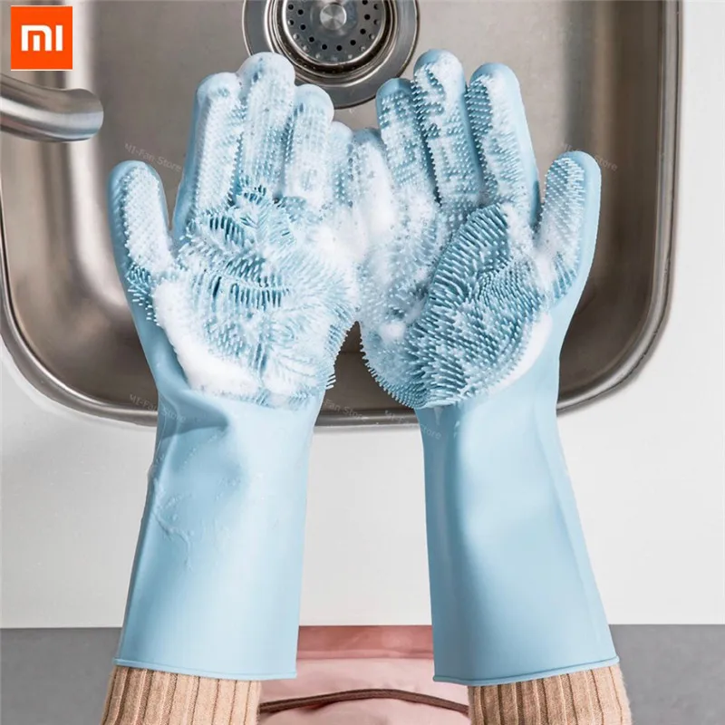 Xiaomi JJ Magic Silicone Cleaning Gloves Insulation non-slip Dishwashing Glove Double-sided Wear Gloves for Home Kitchen
Xiaomi JJ Magic Silicone Cleaning Gloves Insulation non-slip Dishwashing Glove Double-sided Wear Gloves for Home Kitchen