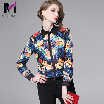 2019 High Quality Fashion Ladies Office Shirt Autumn Blouses Women Long Sleeve Print Shirts Blouse Designer Runway Tops MC3159
2019 High Quality Fashion Ladies Office Shirt Autumn Blouses Women Long Sleeve Print Shirts Blouse Designer Runway Tops MC3159