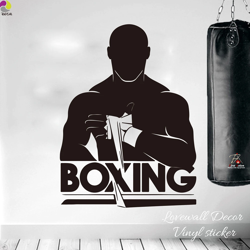 Boxing Fight Sports Wall Sticker Gym Fitness Boxer Sport Workout Exercise Muscle Wall Decal Vinyl Easy Wall Art Mural
Boxing Fight Sports Wall Sticker Gym Fitness Boxer Sport Workout Exercise Muscle Wall Decal Vinyl Easy Wall Art Mural