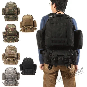 50L Outdoor Molle Assault Tactical Military Rucksacks Backpack Camping Bag Large
50L Outdoor Molle Assault Tactical Military Rucksacks Backpack Camping Bag Large
