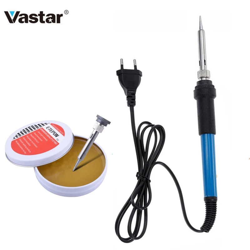 Vastar 60W Electric Soldering Irons Temperature Adjustable Electric Iron Mini Handle Heat Pencil Soldering Iron
Vastar 60W Electric Soldering Irons Temperature Adjustable Electric Iron Mini Handle Heat Pencil Soldering Iron