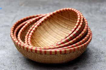 5 pcs Handmade Baskets Natural Bamboo Sieve Dustpan Bamboo Drain Vegetables Sieve
5 pcs Handmade Baskets Natural Bamboo Sieve Dustpan Bamboo Drain Vegetables Sieve