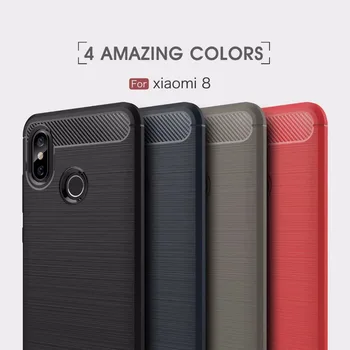 50pcs/lot Business Case For Xiaomi MI8 Carbon Fiber Brushed TPU Phone Back Case Cover For MI 8
50pcs/lot Business Case For Xiaomi MI8 Carbon Fiber Brushed TPU Phone Back Case Cover For MI 8