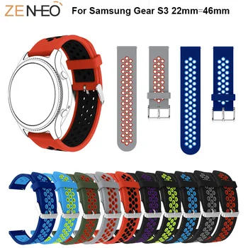 46mm wristband Silicone Band For Samsung Gear S3 Frontier/Classic 22mm Watch Strap Replace Bracelet For Samsung Galaxy Watchband
46mm wristband Silicone Band For Samsung Gear S3 Frontier/Classic 22mm Watch Strap Replace Bracelet For Samsung Galaxy Watchband
