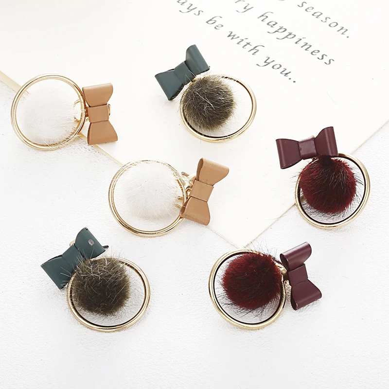 Cute Bowknot Plush Ball Stud Earrings Red/White Color Lovely Korean Style Earrings For Girl Gift Fashion Jewelry Wholesale E0397
Cute Bowknot Plush Ball Stud Earrings Red/White Color Lovely Korean Style Earrings For Girl Gift Fashion Jewelry Wholesale E0397