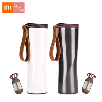 

Xiaomi Mijia KissKissfish Smart Moka Coffee Thermos Travel Mug Touch OLED Screen Temperature Stainless Steel 430ML Portable Coff