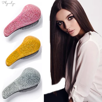 Practical Glitter Hair Brush Magic Hair Comb Plastic Salon Styling Tools Mini Detangling Hairbrush Wet & Dry Use
Practical Glitter Hair Brush Magic Hair Comb Plastic Salon Styling Tools Mini Detangling Hairbrush Wet & Dry Use