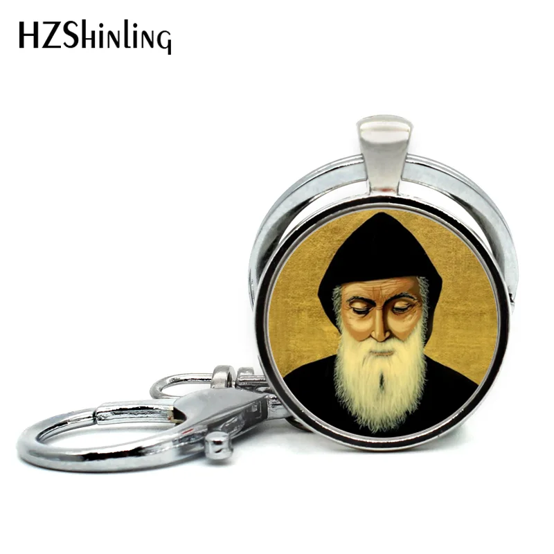 2017 New Design Saint Charbel Keychains Art Picture Glass Dome Jewelry St Charbel Pray Pendant Keyring for Christmas gift
2017 New Design Saint Charbel Keychains Art Picture Glass Dome Jewelry St Charbel Pray Pendant Keyring for Christmas gift