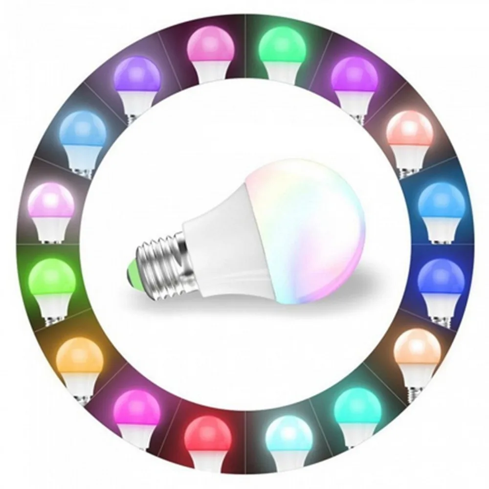 RGBW LED Light Bulb Wifi Remote Control Smart Lighting Lamp Color Change Dimmable for Android IOS Phone | Освещение