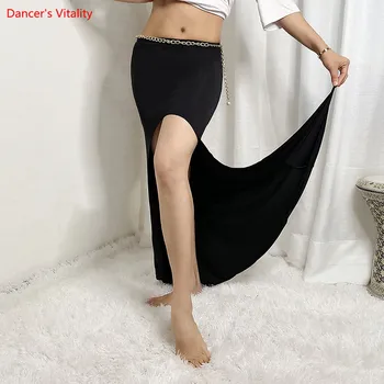 Women Belly Dance Dress Side Slit Sexy Long Skirt India Dancer Practice Skirt Free Shipping Models Fishtail irregular Skirt
Women Belly Dance Dress Side Slit Sexy Long Skirt India Dancer Practice Skirt Free Shipping Models Fishtail irregular Skirt