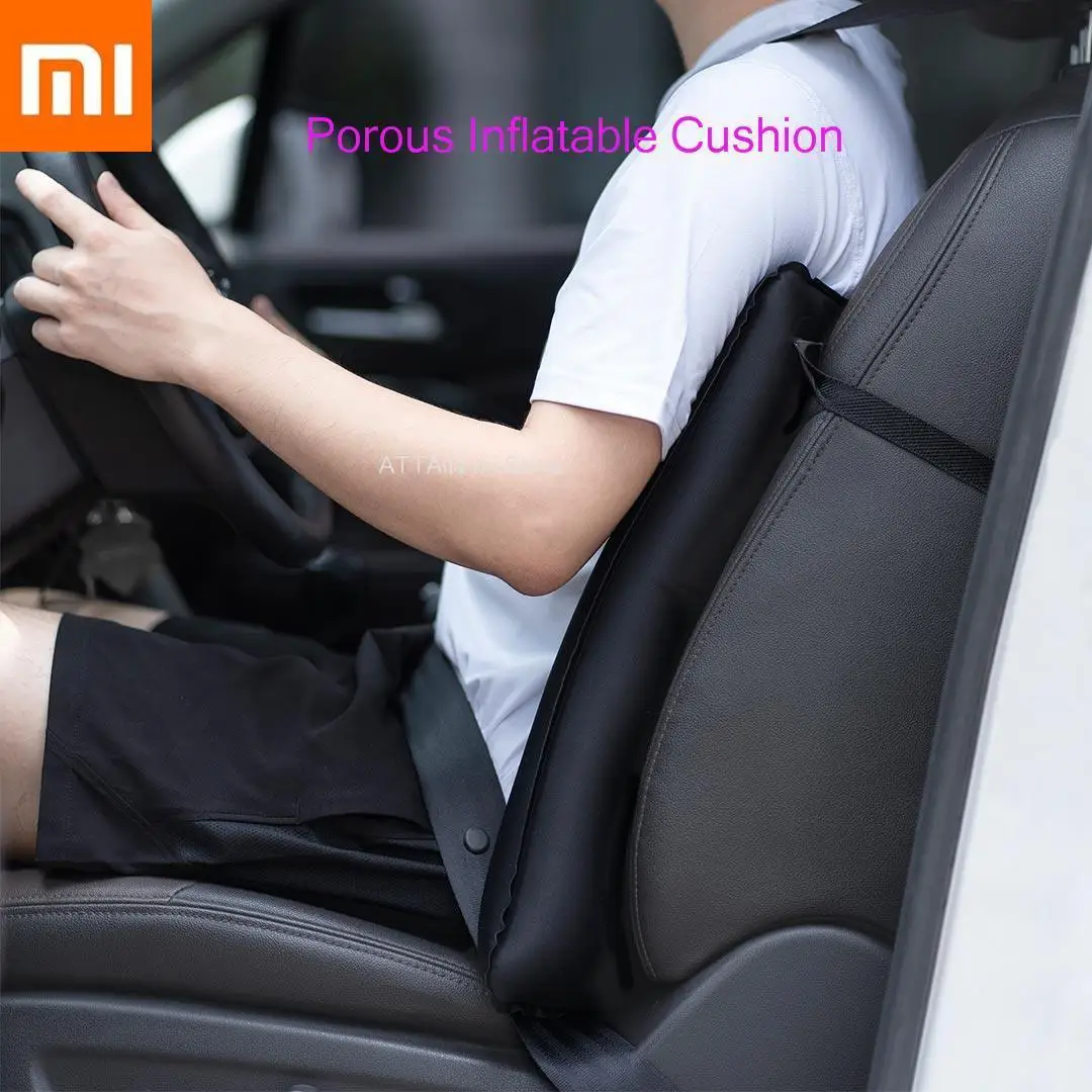 Xiaomi porous inflatable cushion 45x40cm car seat mattress portable TUP ergonomic air hole design suitable for nap travel xiomi 
Xiaomi porous inflatable cushion 45x40cm car seat mattress portable TUP ergonomic air hole design suitable for nap travel xiomi