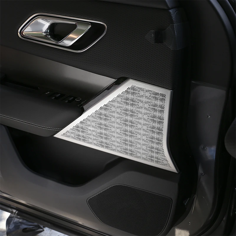 4PCS Aluminum Alloy Door Speaker Cover Panel Trim For Land Rover Range Rover VELAR 2017 2018 Car Accessories
4PCS Aluminum Alloy Door Speaker Cover Panel Trim For Land Rover Range Rover VELAR 2017 2018 Car Accessories
