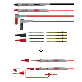 P1503D Multimeter Probes Replaceable Needles Test Leads Kits Probes For Digital Multimeter Cable Feeler For Multimeter Wire Ti
P1503D Multimeter Probes Replaceable Needles Test Leads Kits Probes For Digital Multimeter Cable Feeler For Multimeter Wire Ti