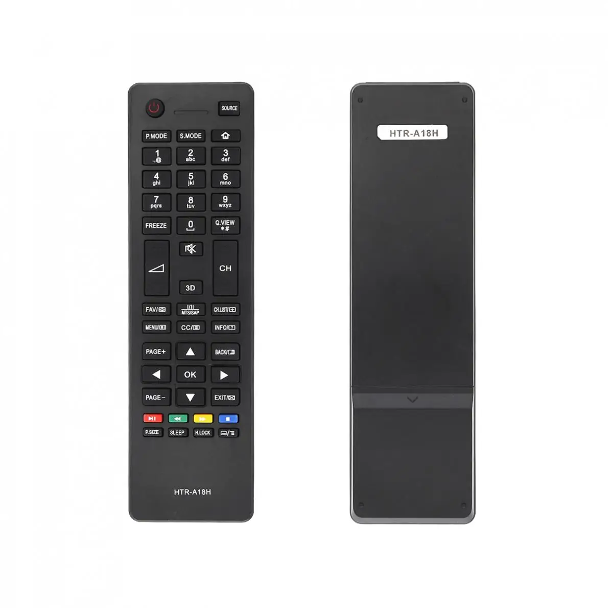IR 433MHz Replacement TV Remote Control HTR-A18H for Haier LE22M600F LE24M600F LE24M660F LE28H600 LE28M600 LE32M600 LE39M600F
IR 433MHz Replacement TV Remote Control HTR-A18H for Haier LE22M600F LE24M600F LE24M660F LE28H600 LE28M600 LE32M600 LE39M600F