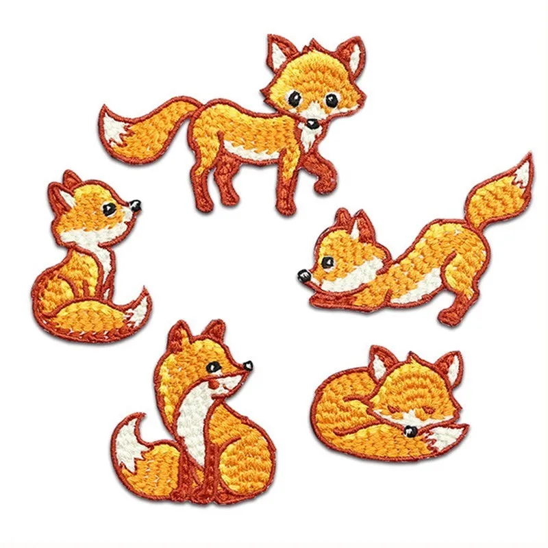 Cartoon Animal Red Fox Embroidery Applique Iron On Patches Fabric Stickers Badges For Clothes T Shirt Kids Children Diy Sewing
Cartoon Animal Red Fox Embroidery Applique Iron On Patches Fabric Stickers Badges For Clothes T Shirt Kids Children Diy Sewing