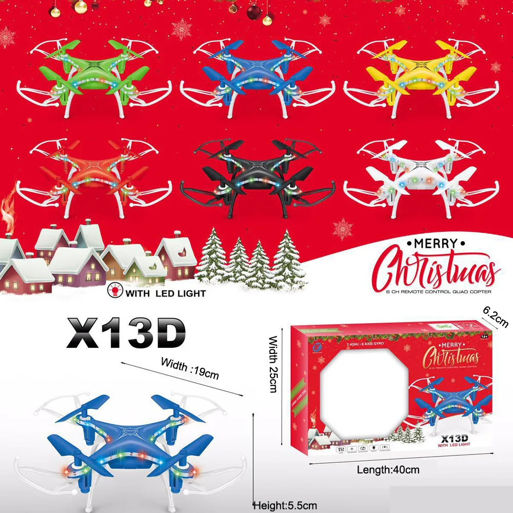 HIINST 2017 New X13D Drone 2.4GHz 4CH Led Mini Remote RC Quadcopter 3D Rollover mini drone fpv Christmas Gift for Children
HIINST 2017 New X13D Drone 2.4GHz 4CH Led Mini Remote RC Quadcopter 3D Rollover mini drone fpv Christmas Gift for Children