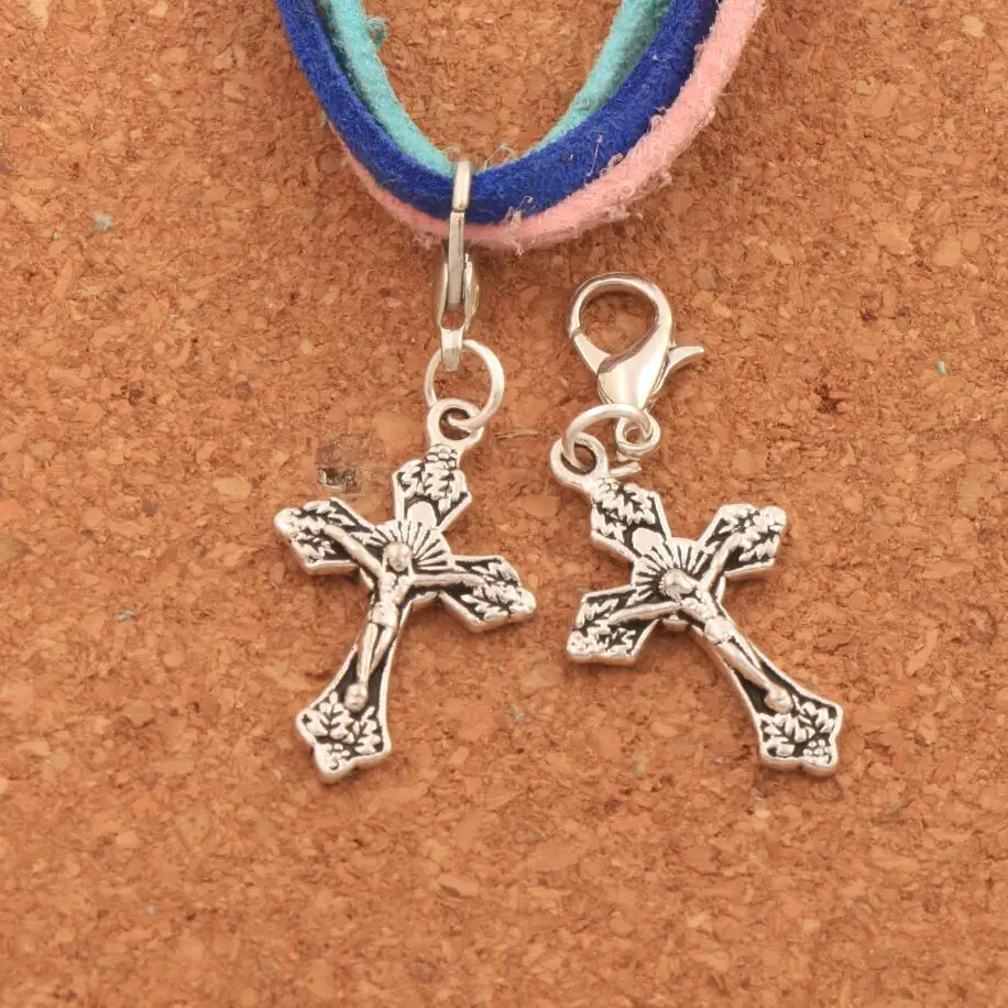 16pcs 15.2x38.6mm Tibetan silver Jesus Christ Crucifix Cross Religious Lobster Claw Clasp Charm Beads Jewelry DIY C427
16pcs 15.2x38.6mm Tibetan silver Jesus Christ Crucifix Cross Religious Lobster Claw Clasp Charm Beads Jewelry DIY C427