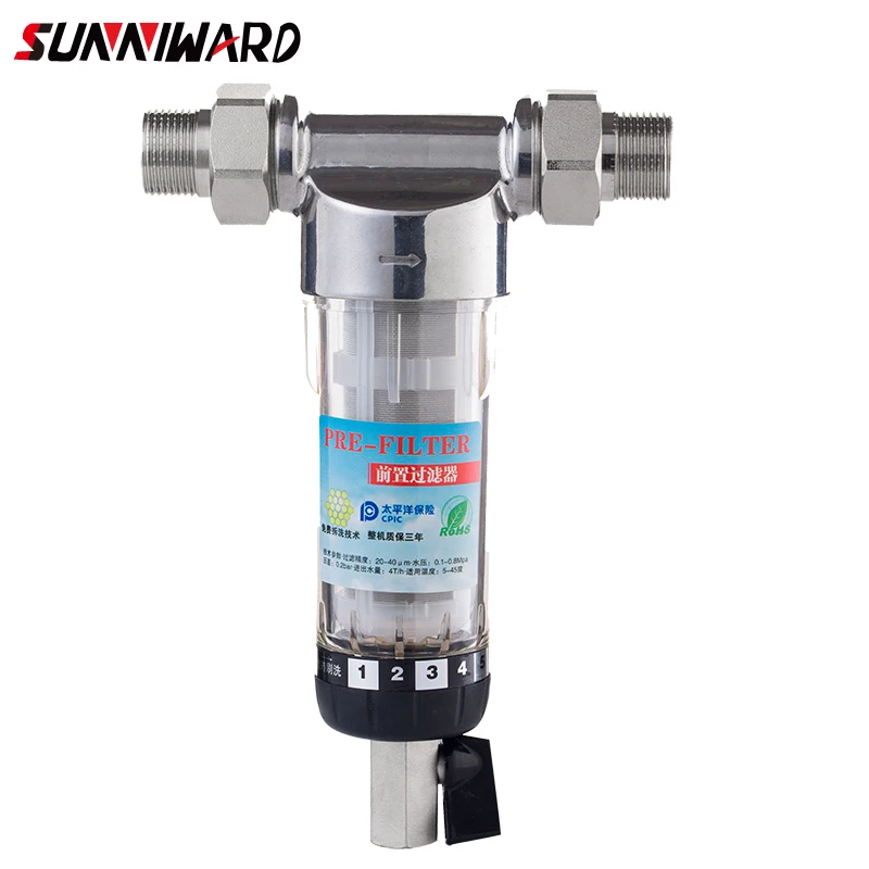 1 Inch 3/4" Union Siphon Backwash Prefilter Stainless Steel Head Water Filter Clearer Water Whole House Pre-filter Free Shipping
1 Inch 3/4" Union Siphon Backwash Prefilter Stainless Steel Head Water Filter Clearer Water Whole House Pre-filter Free Shipping