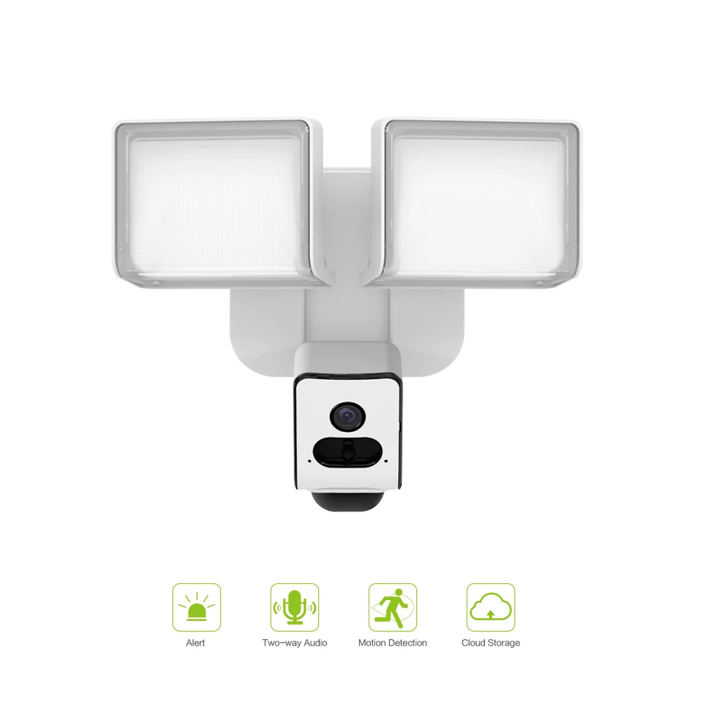 Freecam 1080P Floodlight Camera Two-way Audio PIR Motion-Activated HD Waterproof Security WiFi Camera with Siren Alarm L810EW
Freecam 1080P Floodlight Camera Two-way Audio PIR Motion-Activated HD Waterproof Security WiFi Camera with Siren Alarm L810EW