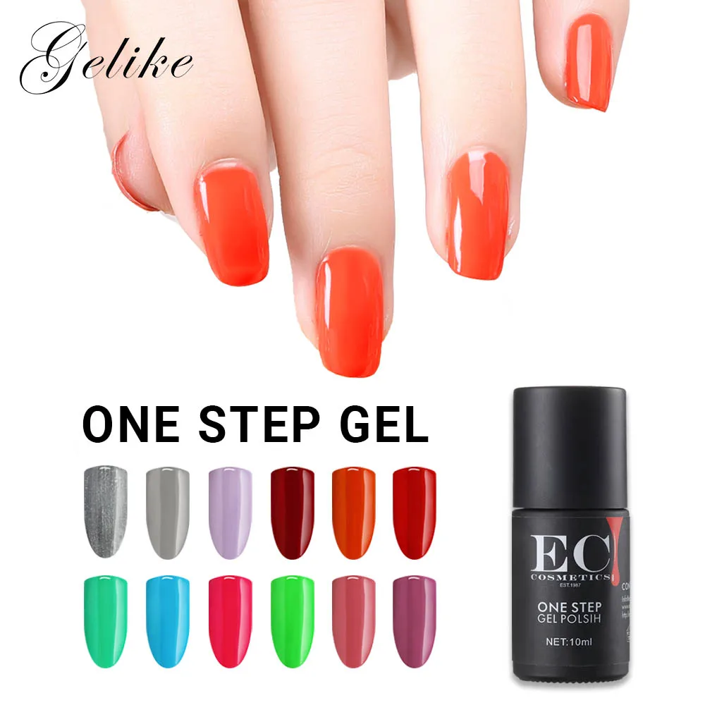 Gelike 10ml No Base No Top Makeup One Step Gel Polish One Step Shiny Sealer Manicure UV LED Soak Off Gel Lacquer
Gelike 10ml No Base No Top Makeup One Step Gel Polish One Step Shiny Sealer Manicure UV LED Soak Off Gel Lacquer