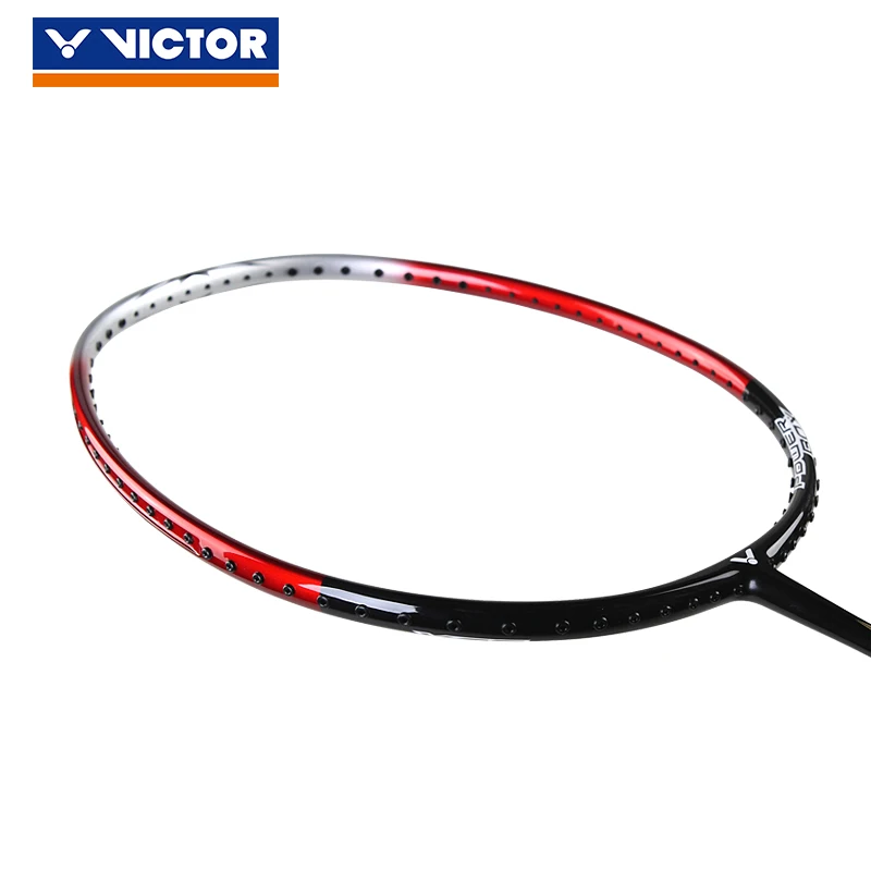 

2019 Genuine Victor Training Offensive All Carbon Badminton Racket Beat Single Shot CHA-9500 4U Badminton Racket