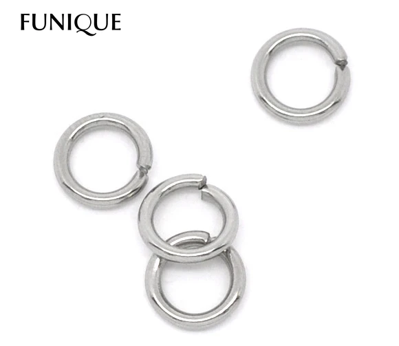 FUNIQUE 500 Stainless Steel Open Jump Rings 6mm Dia. Findings For Jewelry Making Accessories
FUNIQUE 500 Stainless Steel Open Jump Rings 6mm Dia. Findings For Jewelry Making Accessories