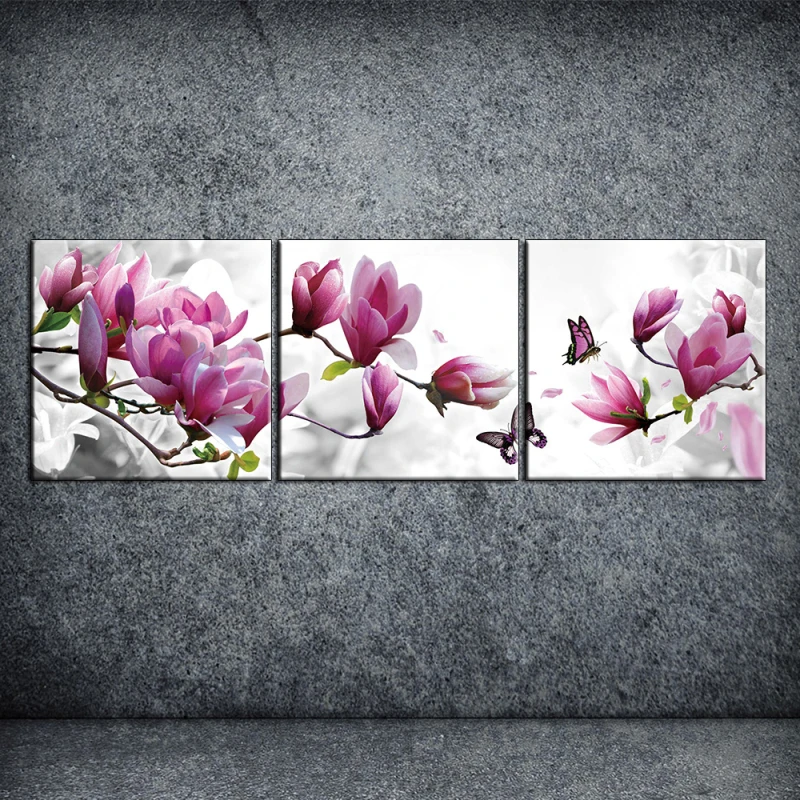 3PCS Flowers in kind Pieces of red magnolia Wall Vintage Oil Painting Prints on Canvas Landscape Pictures Home Decor Cuadros
3PCS Flowers in kind Pieces of red magnolia Wall Vintage Oil Painting Prints on Canvas Landscape Pictures Home Decor Cuadros