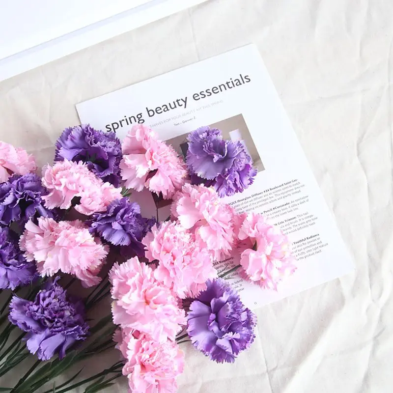 1 Branch Artificial Fake Carnation Realistic Flowers DIY Floral Wedding Party Bouquet Home Vase Garden Yard Decor Gift
1 Branch Artificial Fake Carnation Realistic Flowers DIY Floral Wedding Party Bouquet Home Vase Garden Yard Decor Gift