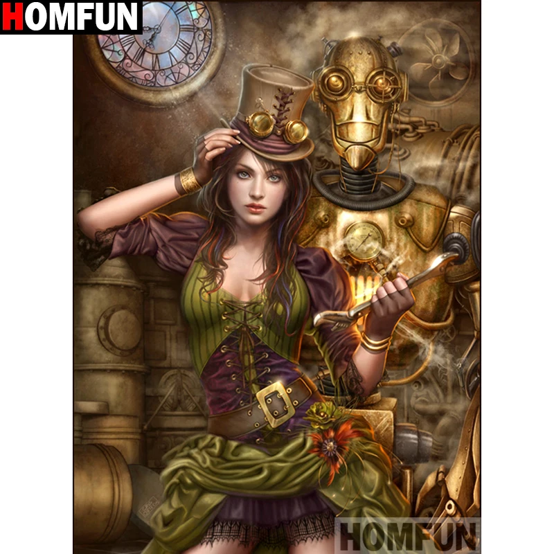 HOMFUN Full Square/Round Drill 5D DIY Diamond Painting "Cartoon beauty" Embroidery Cross Stitch 5D Home Decor Gift A13928
HOMFUN Full Square/Round Drill 5D DIY Diamond Painting "Cartoon beauty" Embroidery Cross Stitch 5D Home Decor Gift A13928