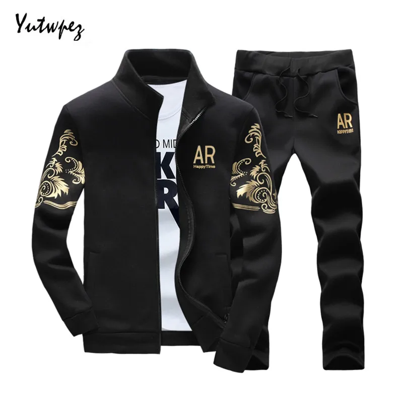 Mens Tracksuit Outwear Hoodie Set 2Pieces Autumn Sporting Track Suit Male Fitness Stand Collar Sweatshirts Jacket+Pants Sets New
Mens Tracksuit Outwear Hoodie Set 2Pieces Autumn Sporting Track Suit Male Fitness Stand Collar Sweatshirts Jacket+Pants Sets New