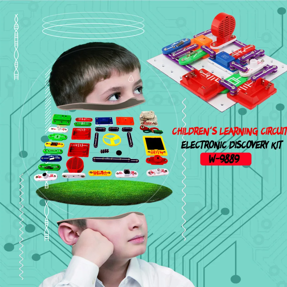 kids toys for boys girls solar toy car diy W-9889 Child Learning Circuit Electronic Discovery Kit DIY Building Block Toy
kids toys for boys girls solar toy car diy W-9889 Child Learning Circuit Electronic Discovery Kit DIY Building Block Toy