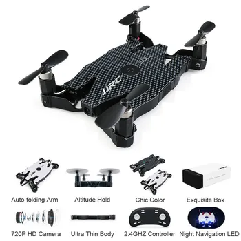 JJR/C H49 SOL Ultrathin Wifi FPV Selfie RC Quadcopter Drone camera 720P Auto Foldable Arm Altitude Hold RC Quadcopter VS H37 H47
JJR/C H49 SOL Ultrathin Wifi FPV Selfie RC Quadcopter Drone camera 720P Auto Foldable Arm Altitude Hold RC Quadcopter VS H37 H47