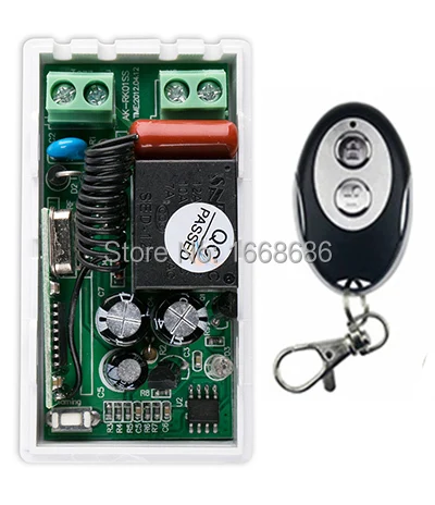 New AC220V 1CH Wireless Remote Control Switch System 1*Receiver + 1 *ellipse shape Transmitters for Appliances Gate Garage Door
New AC220V 1CH Wireless Remote Control Switch System 1*Receiver + 1 *ellipse shape Transmitters for Appliances Gate Garage Door