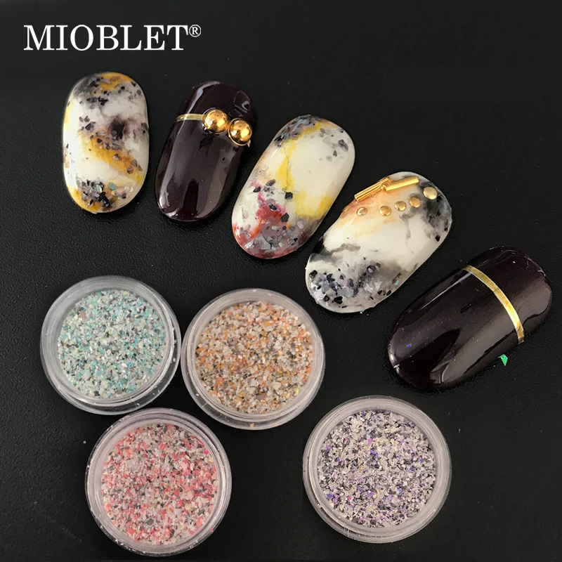 MIOBLET 1 Box Colorful Marble Nail Glitter Fine Powder Paillette Gorgeous Nail Flakes Sequins Manicure Nail Art Decoration #0851
MIOBLET 1 Box Colorful Marble Nail Glitter Fine Powder Paillette Gorgeous Nail Flakes Sequins Manicure Nail Art Decoration #0851
