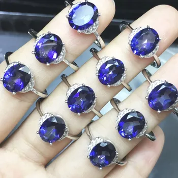 Graceful Woman Natural Stone Gem Jewelry Genuine Dark Blue Topaz Tanzanite Color 925 Silver Jewellery Rings forWedding Party
Graceful Woman Natural Stone Gem Jewelry Genuine Dark Blue Topaz Tanzanite Color 925 Silver Jewellery Rings forWedding Party