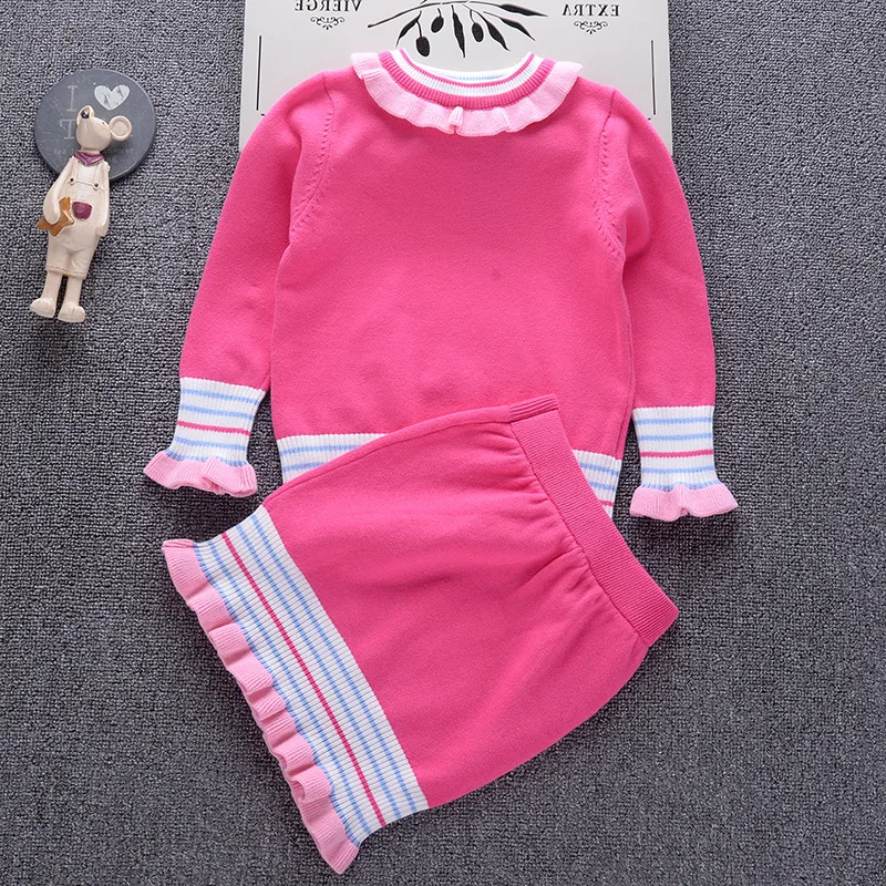 Toddler Set 2019 Winter Cotton Knit Sweater + Skirt 2 Pcs Set for Girls Princess Costume Children Clothes 2-7Y Kids Baby Suit
Toddler Set 2019 Winter Cotton Knit Sweater + Skirt 2 Pcs Set for Girls Princess Costume Children Clothes 2-7Y Kids Baby Suit