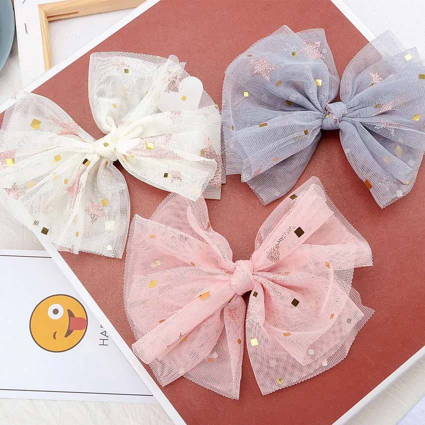 Boutique 15pcs Fashion Cute Gauze Bowtie Hairpins Solid Big Glitter Star Bowknot Hair Clips Princess Headwear Hair Accessories
Boutique 15pcs Fashion Cute Gauze Bowtie Hairpins Solid Big Glitter Star Bowknot Hair Clips Princess Headwear Hair Accessories