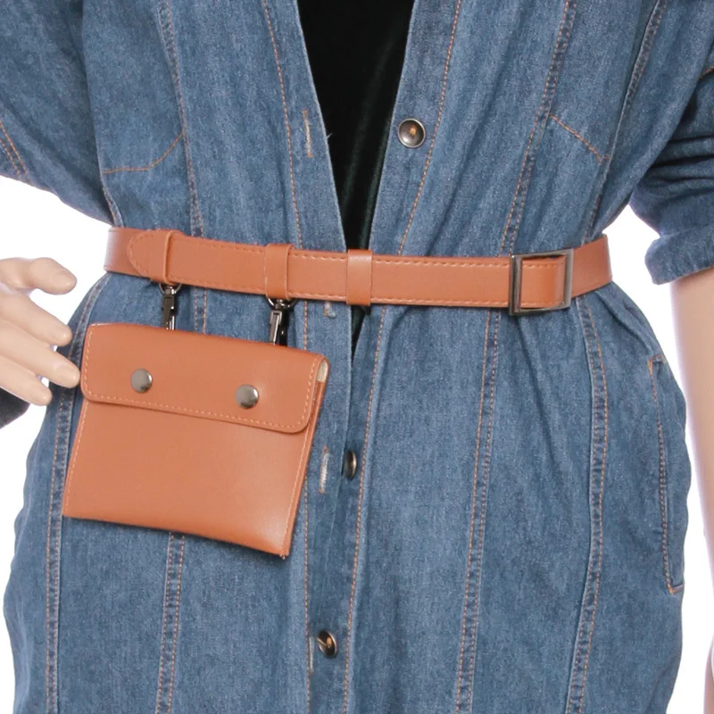 Women Waist Belt With Rivet Wallet Bag Wallet Bag Key Case Fanny Pack Punk Style Women Leather Belt For Female Dress
Women Waist Belt With Rivet Wallet Bag Wallet Bag Key Case Fanny Pack Punk Style Women Leather Belt For Female Dress