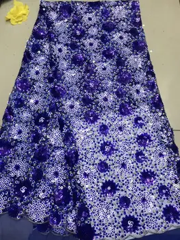 African Lace Fabric 2019 High Quality Lace Nigerian Lace Fabric With sequins Tulle French Lace For Women Dress Purple 
African Lace Fabric 2019 High Quality Lace Nigerian Lace Fabric With sequins Tulle French Lace For Women Dress Purple