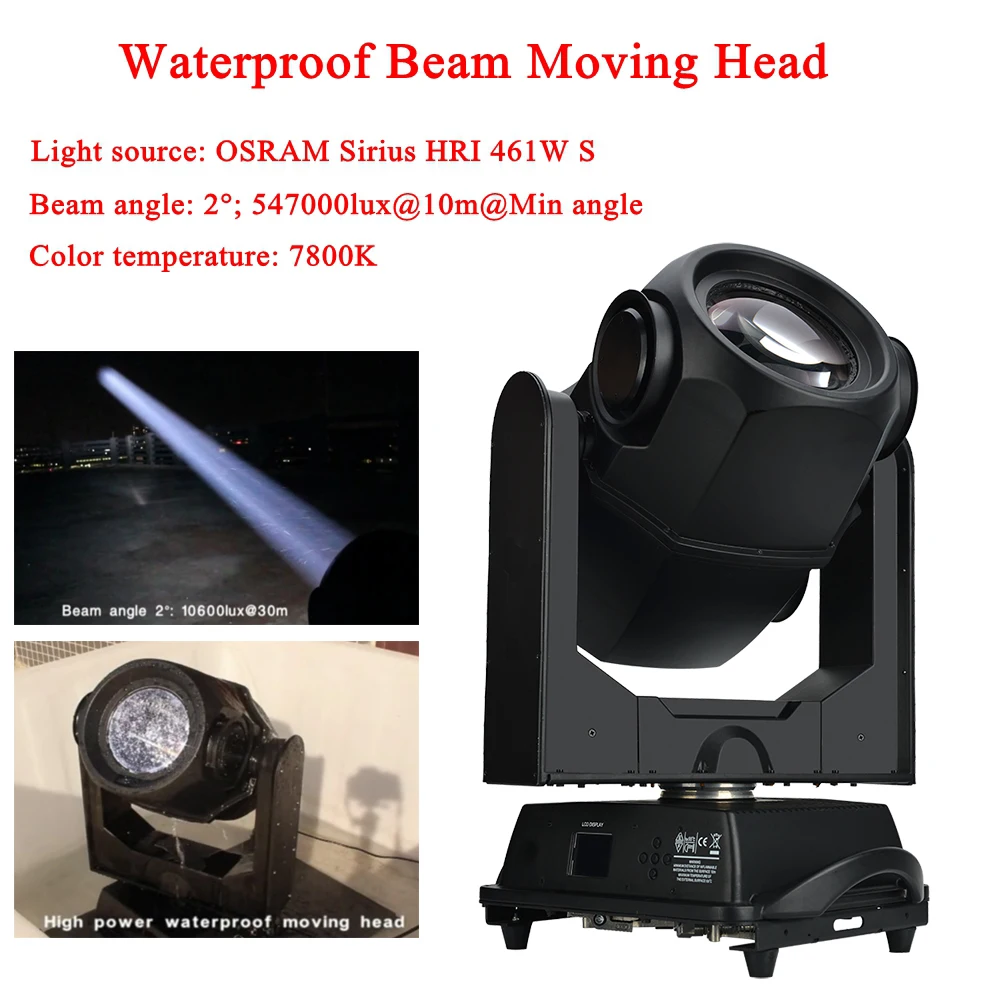 Disco Light 461W Waterproof Super Beam Moving Head Light OSRAM Sirius Light Source Outdoors Stage Sound DJ Party Lighting
Disco Light 461W Waterproof Super Beam Moving Head Light OSRAM Sirius Light Source Outdoors Stage Sound DJ Party Lighting