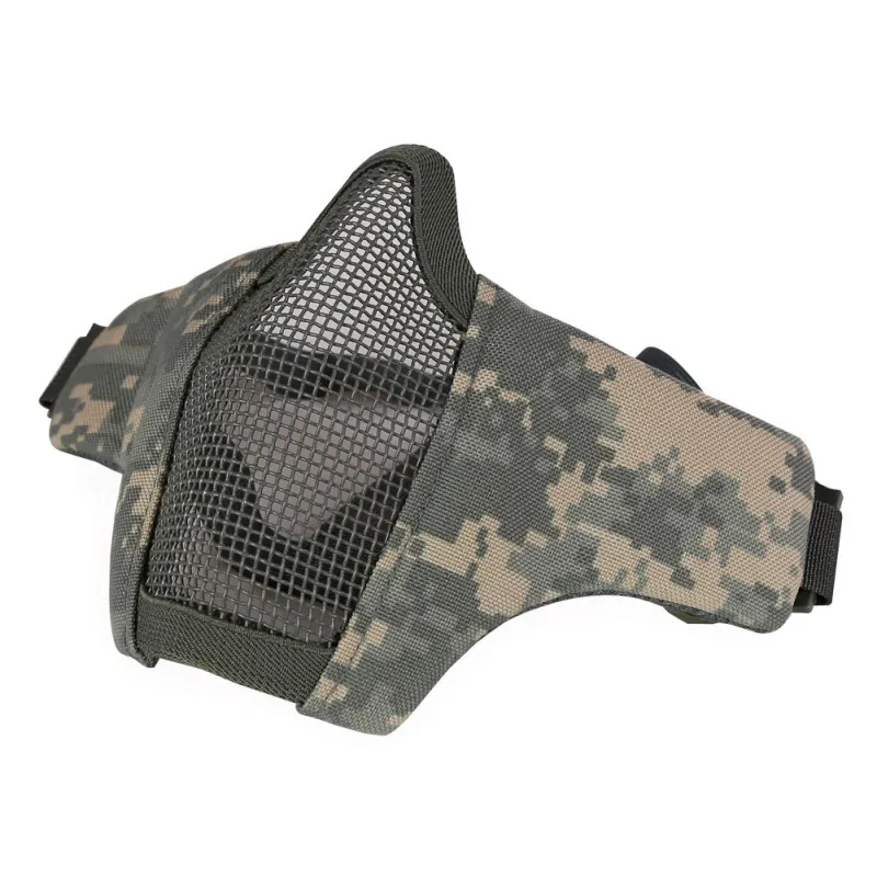 Outdoor Half Face Lower Face Protective Mask Steel Net Mesh Mask Military Adjustable Riding Hunting Tactical 12 Colors
Outdoor Half Face Lower Face Protective Mask Steel Net Mesh Mask Military Adjustable Riding Hunting Tactical 12 Colors