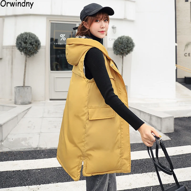Orwindny Winter Vest Women 2019 Casual Plus Size 3XL Long Waistcoat Outwear Sleeveless Cotton Padded Jacket Coat Hooded Gilet
Orwindny Winter Vest Women 2019 Casual Plus Size 3XL Long Waistcoat Outwear Sleeveless Cotton Padded Jacket Coat Hooded Gilet