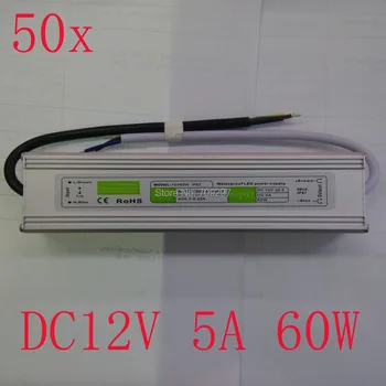 FREE DHL/CDEK,50pcs/lot DC12V 5A LED power driver for 12V LED light,Input 110V~260V,60W IP67 waterproof power supply D-9632
FREE DHL/CDEK,50pcs/lot DC12V 5A LED power driver for 12V LED light,Input 110V~260V,60W IP67 waterproof power supply D-9632