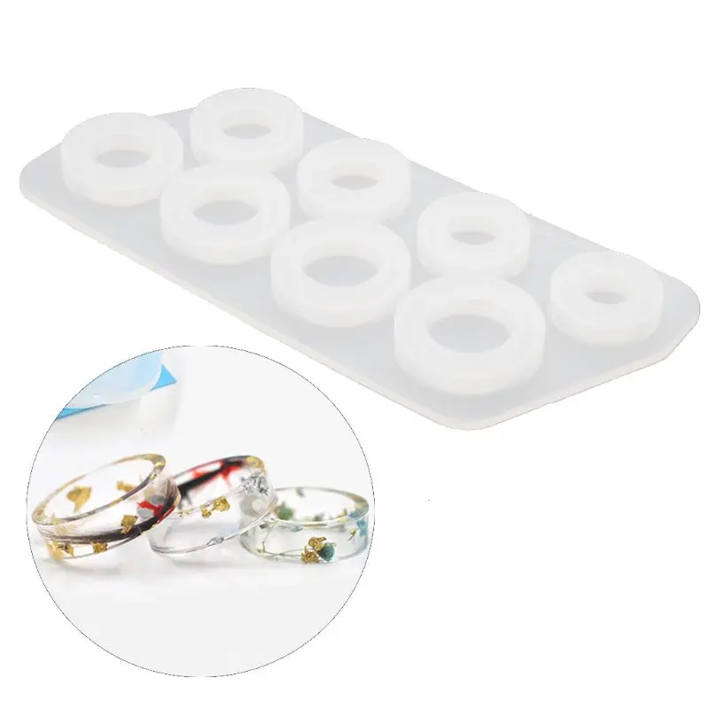 8Pcs Assorted Sizes Ring Silicone Mold Jewelry Resin Casting Mold US Size 5-12 JUL3
8Pcs Assorted Sizes Ring Silicone Mold Jewelry Resin Casting Mold US Size 5-12 JUL3