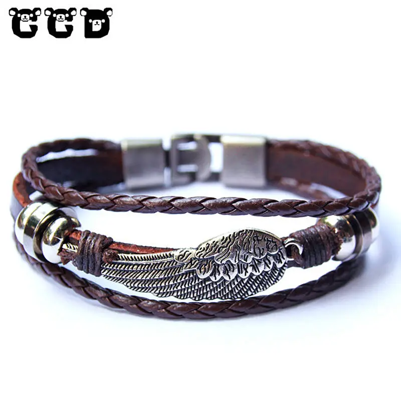 2018 New Fashion Pop Turkish Wing Bracelets For Men High Quality Leather Bracelets Popular Knighthood Friendship Charm Bracelets
2018 New Fashion Pop Turkish Wing Bracelets For Men High Quality Leather Bracelets Popular Knighthood Friendship Charm Bracelets