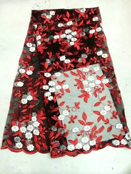 2016 Nigh Fashion Chiffon African Embroideried Tulle French Lace Fabric ,Multicolors on sale 5 yards Black & red
2016 Nigh Fashion Chiffon African Embroideried Tulle French Lace Fabric ,Multicolors on sale 5 yards Black & red