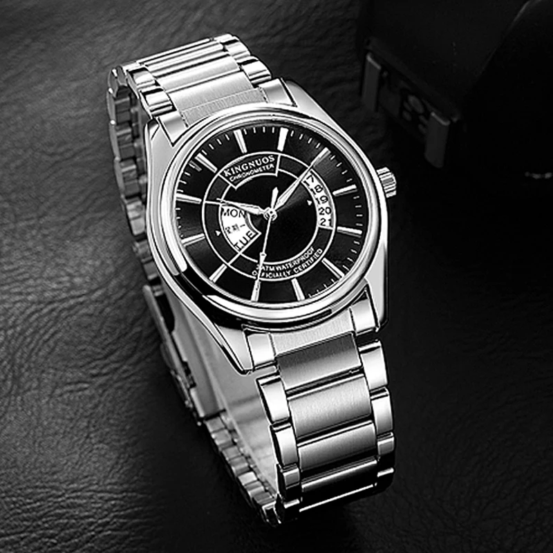 Men's Business Watch Top Luxury Brand Stainless Steel Rolexable Clock Male Analog Week Date Display Waterproof Quartz Wristwatch
Men's Business Watch Top Luxury Brand Stainless Steel Rolexable Clock Male Analog Week Date Display Waterproof Quartz Wristwatch