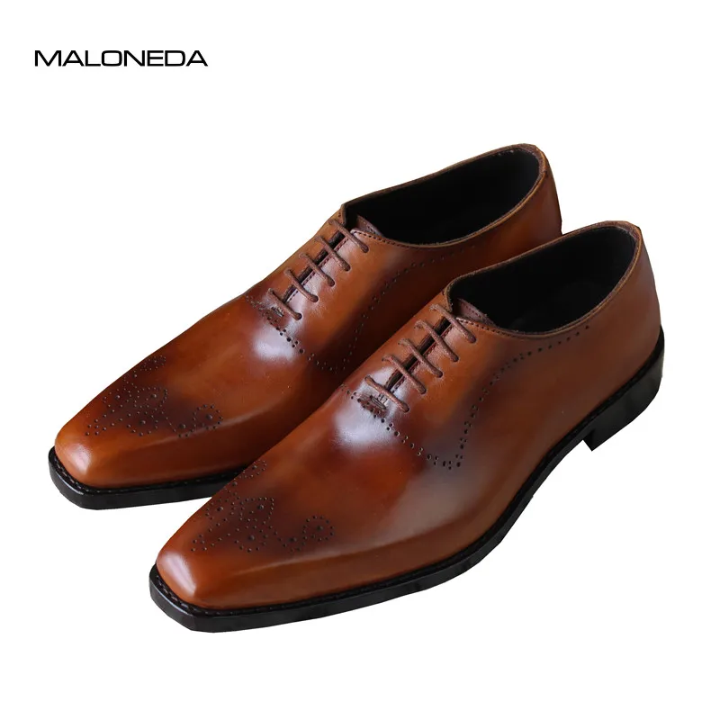 MALONEDA Brand New Men Handmade Dress Shoes Made of Full Genuine Leather with Goodyear Welted For Wedding
MALONEDA Brand New Men Handmade Dress Shoes Made of Full Genuine Leather with Goodyear Welted For Wedding