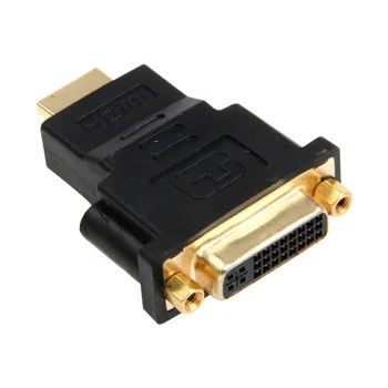 500pcs Gold-plated HDMI Male to DVI Female 24+5 Pin Adapter Converter Connector for HDTV DVD player
500pcs Gold-plated HDMI Male to DVI Female 24+5 Pin Adapter Converter Connector for HDTV DVD player