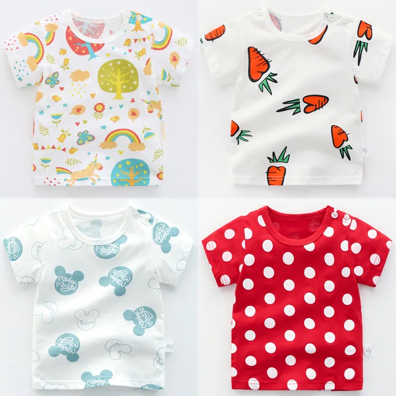 Baby Short-sleeved Summer Cotton T-shirt Girls Baby Tops Tee Clothing Shirt Children's Wholesale 2019 New Toddler Girl Shirts
Baby Short-sleeved Summer Cotton T-shirt Girls Baby Tops Tee Clothing Shirt Children's Wholesale 2019 New Toddler Girl Shirts